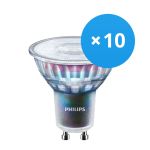 Multipack 10x Philips MASTER LED Spot ExpertColor GU10 PAR16 3.9W 280lm 25D - 930 Warm White | Best Colour Rendering - Dimmable - Replaces 35W
