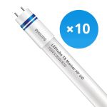 Multipack 10x Philips LED Tube T8 MASTER (HF) Ultra Output 16W 2350lm - 830 Warm White | 120cm - Dimmable - Replaces 36W