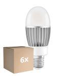 Multipack 6x Ledvance LED Bulb HQL LED P E40 41W 5400lm - 827 Extra Warm White | Replaces 125W