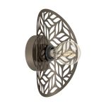 Eglo Wall Light Swaby Steel Bronze | IP20 - Suitable for 1x E27 