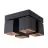 D'Lite Ceiling Light Kubo Aluminium Black | IP20 - Suitable for 4x GU10