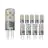 Multipack 10x Noxion Bolt LED Capsule G9 3.8W 470lm - 827 Extra Warm White | Replaces 40W