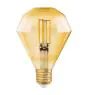 Osram Vintage 1906 LED E27 Pear Filament Gold 4.5W 420lm - 825 Extra Warm White | Replaces 40W