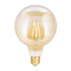 WiZ Smart LED E27 Globe Filament Amber 125mm 6.5W 720lm - 820-845 Tunable White | Dimmable - Replaces 50W