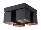 D'Lite Ceiling Light Kubo Aluminium Black | IP20 - Suitable for 4x GU10