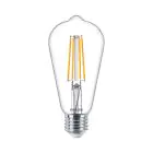 Philips MASTER Value LED Bulb E27 Edison Filament Clear 5.9W 806lm - 927 Extra Warm White | Best Colour Rendering - Replaces 60W