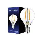 Noxion Lucent Lustre LED E14 Ball Filament Clear 2.5W 250lm – Dimmable - Replaces 25W