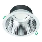 Philips LED Downlight Coreline DN142B Aluminium White 11W 1200lm 60D - 830 Warm White | Cutout 155mm - IP20 - UGR
