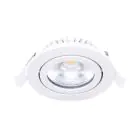 Noxion LED Adjustable Slim Spot White Round 6W 520lm 60D - 927 Extra Warm White | 85mm - IP54 - Dimmable - Best Colour Rendering